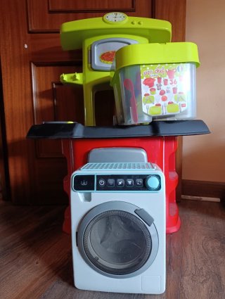 Lote cocinita + accesorios y lavadora