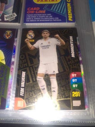 Cromo Fede Valverde Momentum Edición Limitada