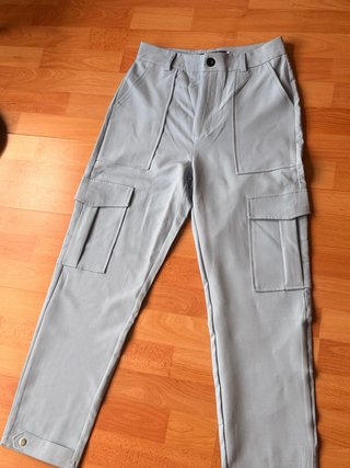 Pantalones Cargo Azul Bebé