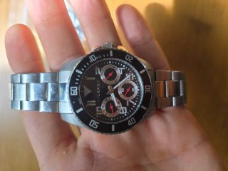 Reloj Viceroy Cronógrafo Negro y Plateado