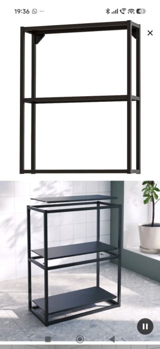 Estantería Metálica Negra Ikea