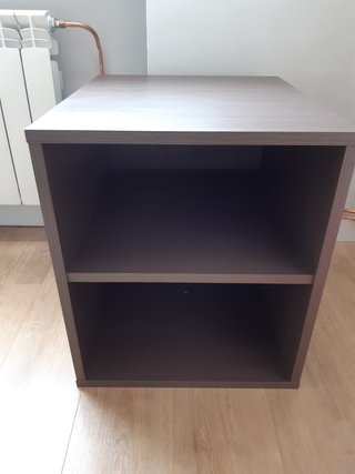 Estantería de madera 2 baldas