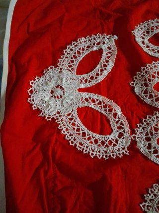 Conjunto de aplicaciones de puntillas de bolillos
