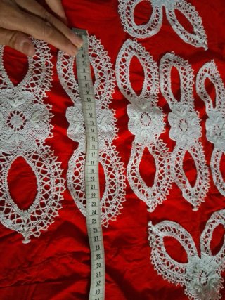 Conjunto de aplicaciones de puntillas de bolillos