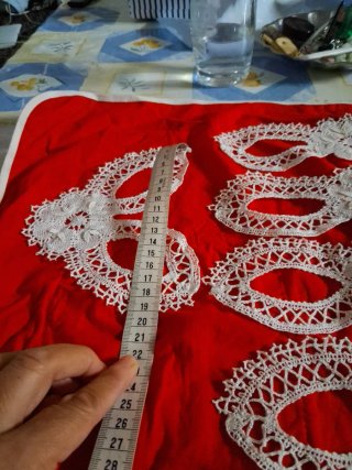 Conjunto de aplicaciones de puntillas de bolillos