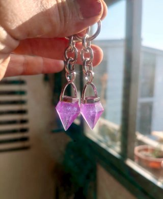Pendientes clear fantasy