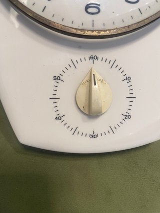 OROLOGIO CERAMICA VINTAGE TIMER MAUTHE DESIGN