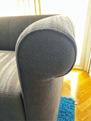 Sillón de 1.5 plazas gris