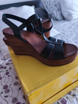 Sandalias Porronet Negras Talla 35