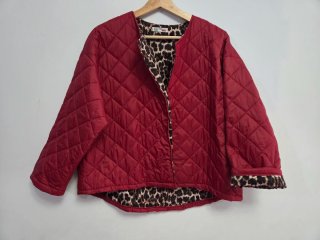 Chaqueta acolchada burdeos