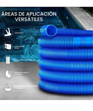 Manguera Piscina Depuradora Azul