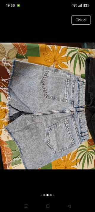 Shorts jeans donna neri e bl