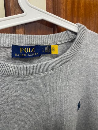 Jersey Polo Ralph Lauren Gris Talla L
