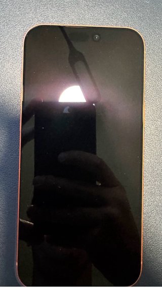 iPhone 17 Pro Max naranja 100% batería 73 ciclos