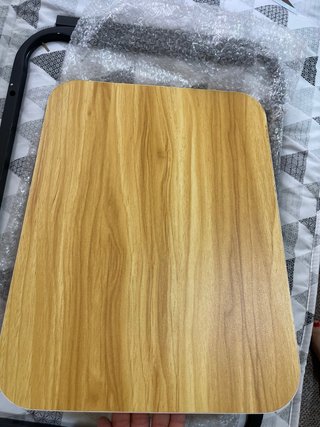 Mesa auxiliar C madera con ruedas | NUEVA