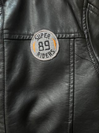 Chaqueta cuero niño Super 89 Riders