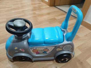 Correpasillos Star Kids azul y gris
