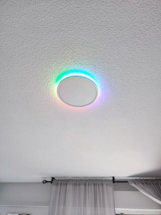Lámpara LED redonda blanca