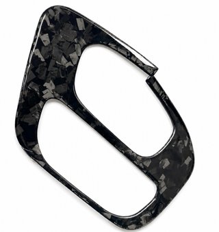 Embellecedor consola coche fibra carbono