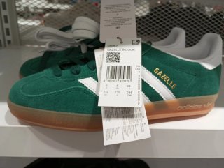 ADIDAS GAZELLE INDOOR[Green]38.5 NewWithTags!