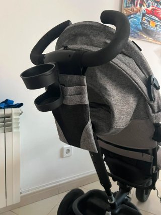 Carro Triciclo Kinderkraft Gris