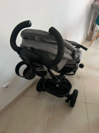 Carro Triciclo Kinderkraft Gris