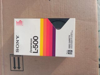 Lote 6 cintas Beta Sony L-500 L-750 para regrabar