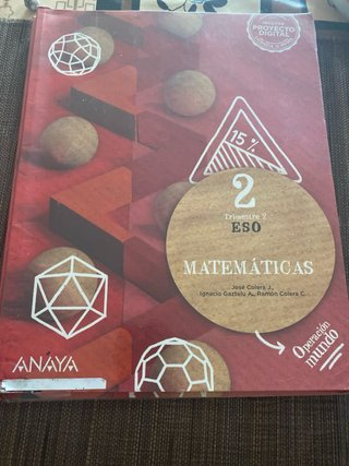 Matemáticas 2do de ESO