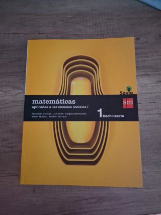 Matemáticas aplicadas a las ciencias sociales I...