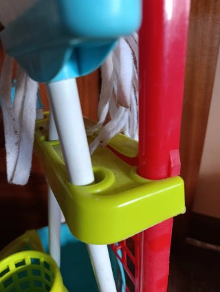 Carrito de limpieza.