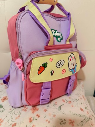 Mochila infantil Kawaii con monedero mariposa