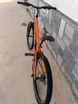 Bicicleta Montaña Naranja Junior