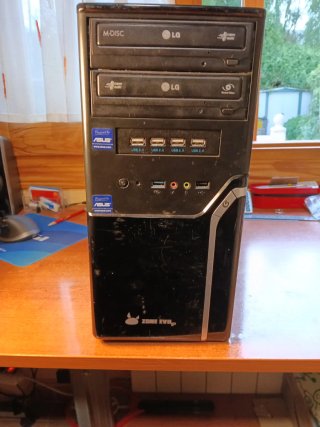 Torre PC ASUS Negra/Plateada