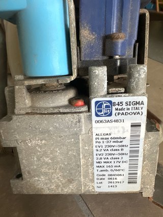 Válvula Gas SIT 845 SIGMA Fagor FE-24E