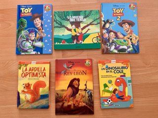 Lote 6 libros infantiles