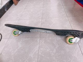 Patinete plegable con cadena y monopatín