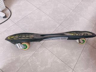 Patinete plegable con cadena y monopatín