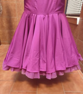 Traje de flamenca buganvilla
