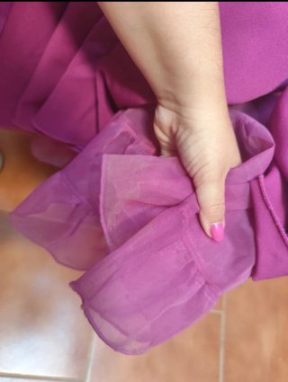 Traje de flamenca buganvilla