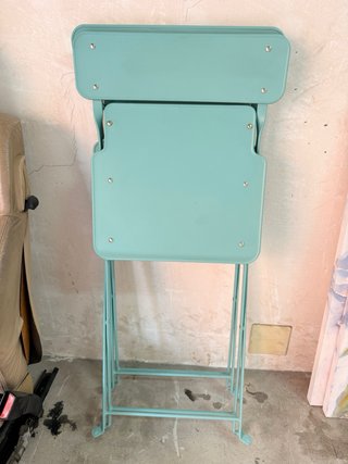Sillas plegables IKEA SALTHOLMEN azul