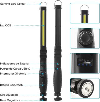 Lámpara LED Trabajo Flexible