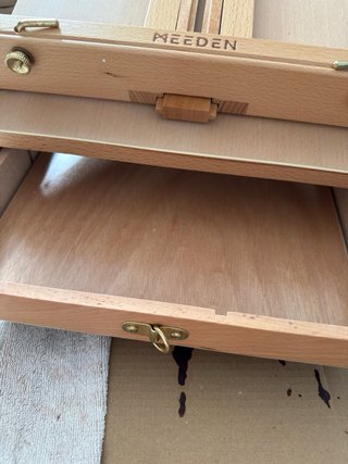 Caballete de madera Meeden