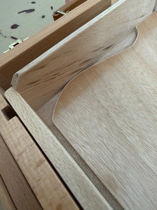 Caballete de madera Meeden
