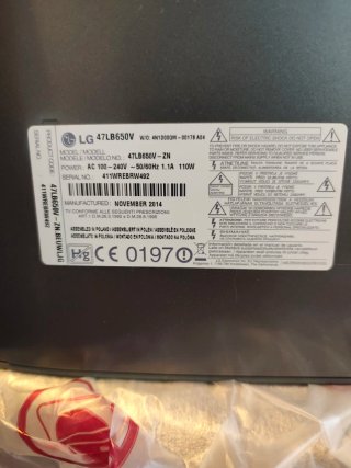 TV LG 47' Fallo Leds