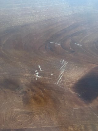 Mesa comedor madera maciza antigua