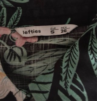 Camisa floral Lefties Talla S 2 piezas