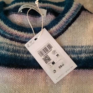Jersey Tintoretto lana/mohair Talla M, etiqueta