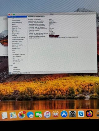 Ordenador imac de 21.5” con 20gb de ram