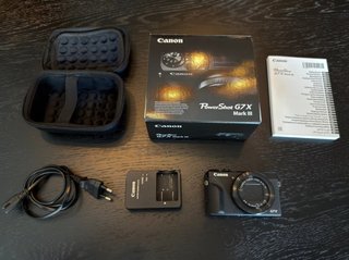 Canon PowerShot G7 X Mark III menos de 100disparos