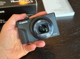 Canon PowerShot G7 X Mark III menos de 100disparos